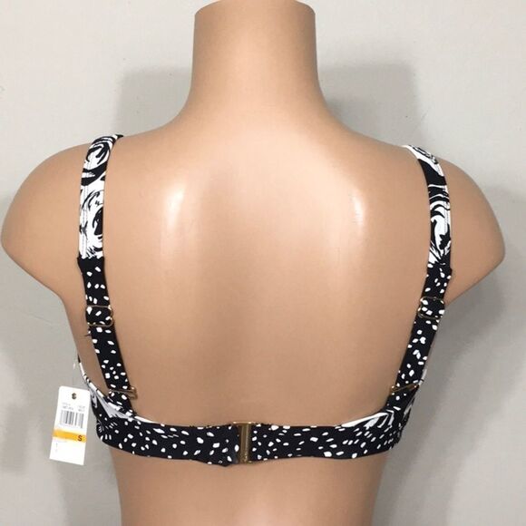 Anne Cole retro floral bikini top. NWT - Picture 8 of 10